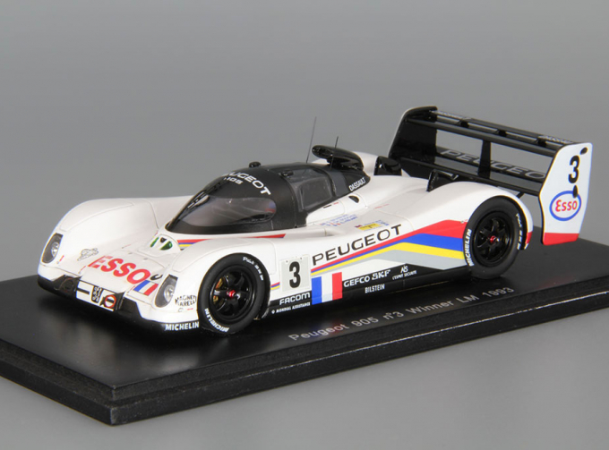 PEUGEOT 905 #3 E. Helary - C. Bouchut - G. Brabham Winner LM (1993), white