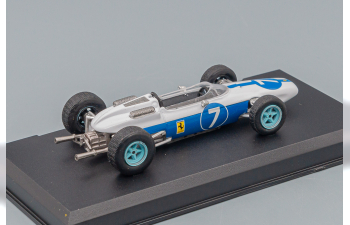 FERRARI F1 158 Team N.a.r.t. N 7 World Champion Season (1964) John Surtees, White Blue