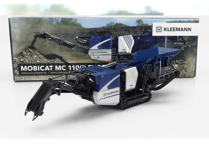 KLEEMANN Mobicat Mc 110(i) Evo2 Mobile Jaw Crusher - Frantoio A Mascelle, Grey Blue White