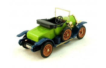 FIAT Model 0 (Zero) Carrozzata Spyder Scoperta (1914), green / blue