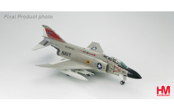 McDonnell Douglas F-4J Phantom II Diecast Model USN VF-31 Tomcatters AC101 Samuel Flynn / William John USS Saratoga Vietnam 1972