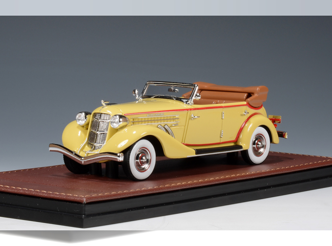 AUBURN 851 SuperCharged Phaeton (открытый) 1935 Yellow