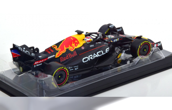 RED BULL F1 Rb18 Team Oracle Red Bull Racing №11 Season (2022) Sergio Perez - With Pilot And Showcase, Matt Blue Yellow Red