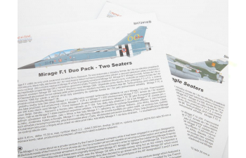 Сборная модель Mirage F.1 Duo Pack & Book