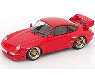 PORSCHE 911 (993) GT2 with BBS rims (1996), red