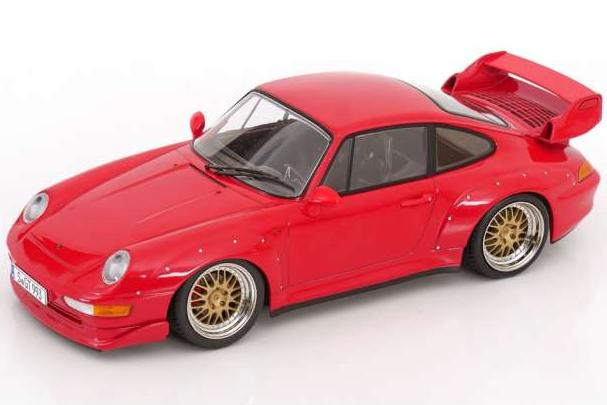 PORSCHE 911 (993) GT2 with BBS rims (1996), red