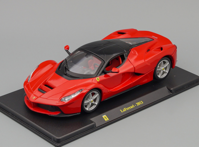 FERRARI Laferrari (2013) - Con Vetrina - With Showcase, Red Black