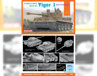 Сборная модель Танк Tiger I Early Production