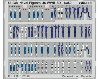 Фототравление Naval Figures US WWII 3D