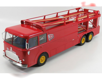 FIAT Bartoletti 306/2 3-assi Truck Team Jcb Racing Team Ferrari Car Transporter (1962), red