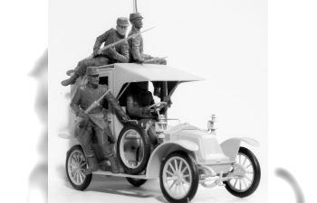 Сборная модель "Битва на Марне" (1914 г.) такси с французской пехотой