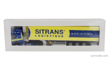 RENAULT T-line E-tech Truck Cassonato Sitrans Transports (2023), Blue Yellow
