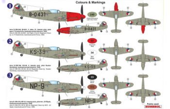 Сборная модель Avia S-199 W / Wing Guns