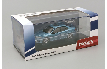 SAAB 9-3 Aero Sedan (2008), light blue metallic