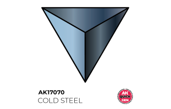 Краска акриловая QUICK GEN - Холодная сталь / COLD STEEL, 18мл