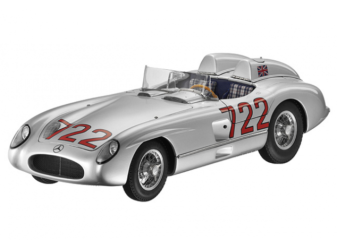 MERCEDES-BENZ 300 SLR W196 #722 (Милле Милья 1955), silver