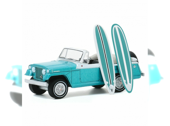 KAISER JEEP Jeepster with Surfboards 1968