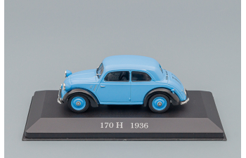 MERCEDES-BENZ 170 H (1936), Mercedes-Benz Offizielle Modell-Sammlung 29, голубой