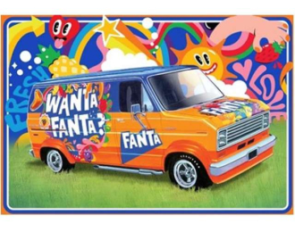 Сборная модель Ford Custom Van *Fanta*, plastic modelkit 1977