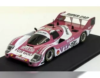 PORSCHE 962 C Short "FU JI GOLF" M.C.Olivar / K.Iketani  24 hrs Le Mans 1990 #19, pink / white