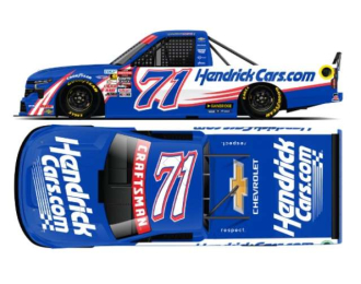 Chevrolet Silverado #71 Rajah Caruth *HendrickCars.com*, blue/white/red 2025