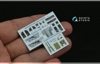 3D Декаль интерьера кабины F/A-18A/C early (Academy)