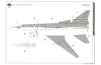 Сборная модель Russian Air Force Tu-22M3 Backfire C