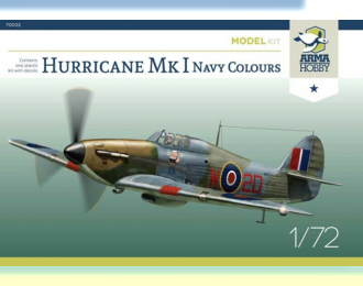 Сборная модель Самолет Hurricane Mk I Navy Colours Model Kit