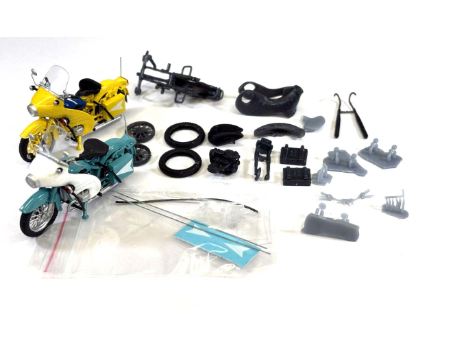 Сборная модель М-100 мотоцикл одиночный