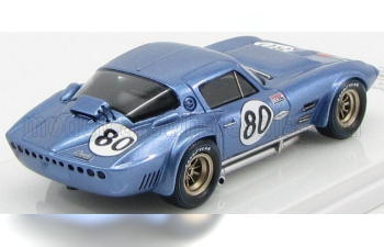 CHEVROLET Corvette Grand Sport Coupe Team Mecom Racing №80 Nassau Speedweek (1963) D.Thompson, Light Blue Met Red