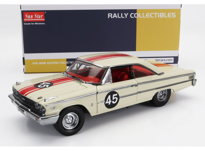 FORD Galaxie 500xl №45 Racing (1964) J.Sears - Winner British Saloon Car Championship, Cream Red