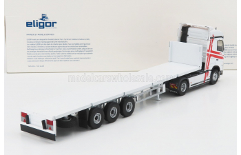 VOLVO FH4 500 TRUCK PIANALE 2020, WHITE RED