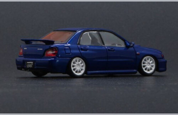 SUBARU Impreza WRX LHD (2001) with Extra Wheels, blue