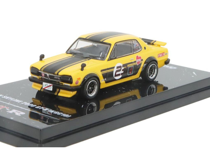 NISSAN Skyline 2000 GT-R KPGC10 #23 , yellow/black