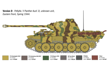 Сборная модель Pz. Kpfw Panther Ausf. A Military 1945