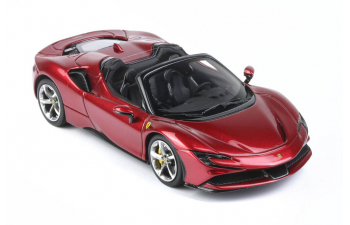 FERRARI SF90 Stradale Hybrid Spider 1000hp open roof (2020),red