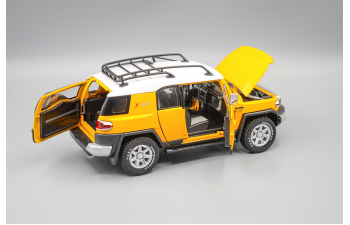 TOYOTA FJ Cruiser, жёлтый, 21 см