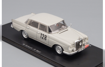 MERCEDES-BENZ 220 SE №128 Winner Rally Monte-Carlo (W.Schock - R.Moll) 1960, grey