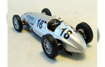 MERCEDES-BENZ W 154 Racing Car (1939), Mercedes-Benz Offizielle Modell-Sammlung 48, серебристый