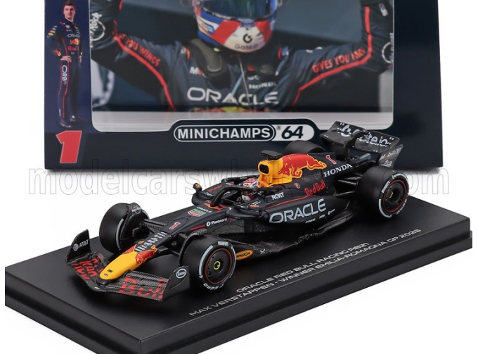 RED BULL F1  Rb21 Team Oracle Red Bull Racing №1 Winner Emilia Romagna Italy Gp (2025) Max Verstappen, Blue Yellow Red