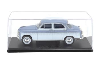 SEAT FIAT 1400b (1956) - Con Vetrina - With Showcase, 2 Tone Blue