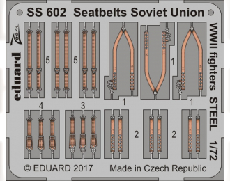 Фототравление Seatbelts Soviet Union WW2 fighters STEEL