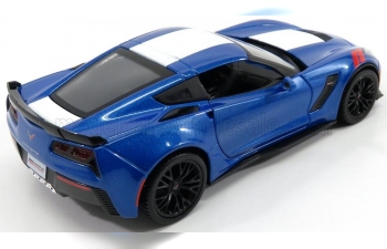 CHEVROLET Corvette Grand Sport (2017), Blue Met White