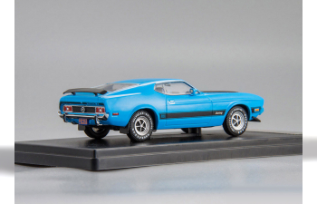 FORD Mustang Mach 1 (1973), light blue / black