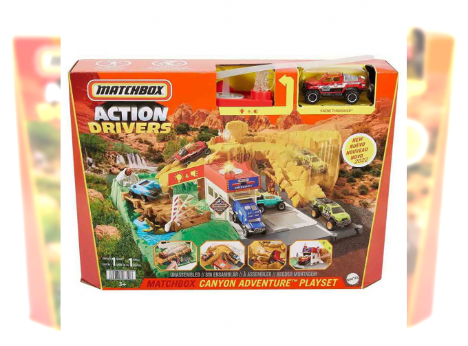 Игровой набор Matchbox Canyon Adventure Playset