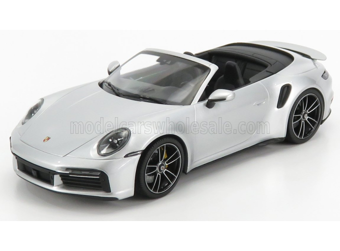 PORSCHE 911 992 Turbo S Cabriolet Open (2020), silver