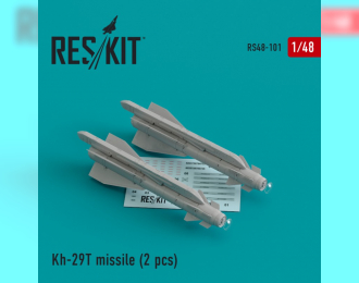 Сборная модеь Ракета Х-29Т (AS-14B Kedge) для Су-17/24/25/30/34/39, МиГ-27, Як-130, Мираж F1 (2 шт.)