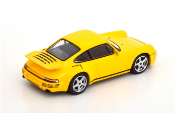 PORSCHE RUF CTR Coupe Anniversary (1987), yellow