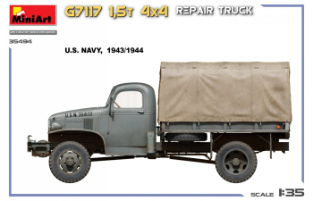 Сборная модель CHEVROLET G7117 4x4 Truck Military 1955