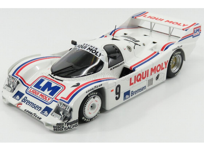 PORSCHE 962c Team Liqui Moly N9 200 Meilen Von Nurberg (1985) M.Winkelhock, White